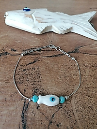 Cam Balık Boncuklu Bilezik