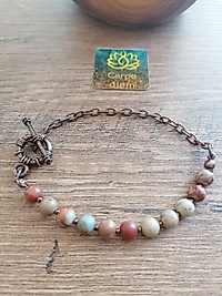 Jasper Doğal Taşlı Bilezik