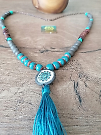 Toprak Boncuklu Mistik Kolye